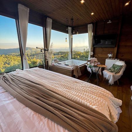 Top Cabanas Românticas, natureza c/banheira Hidro. Anitápolis Exterior foto